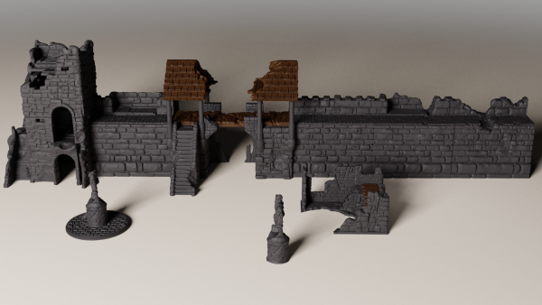 Zerstörter Außenposten - Set